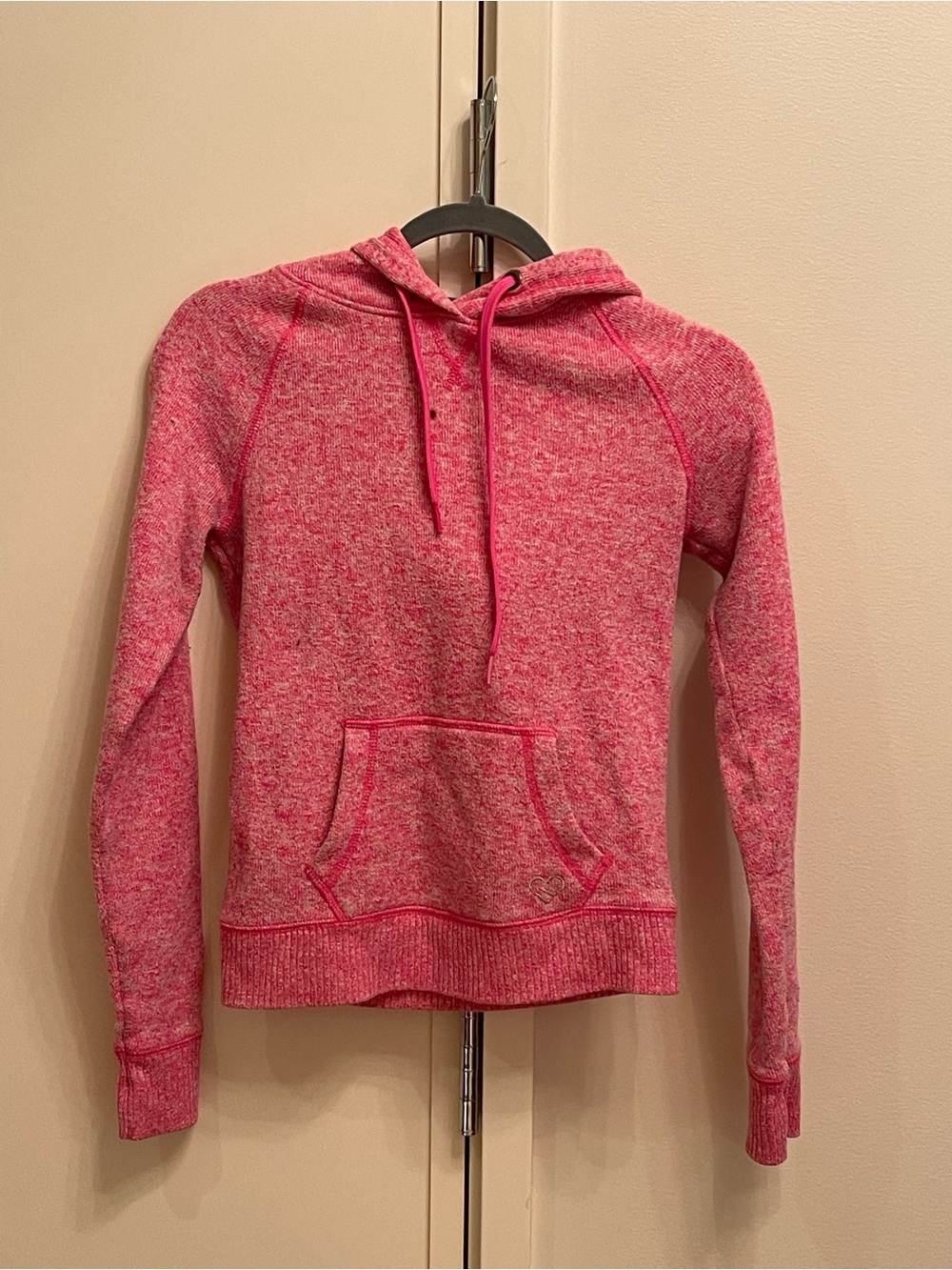 Pink Hooded Pullover Sweatshirt Aeropostale XS